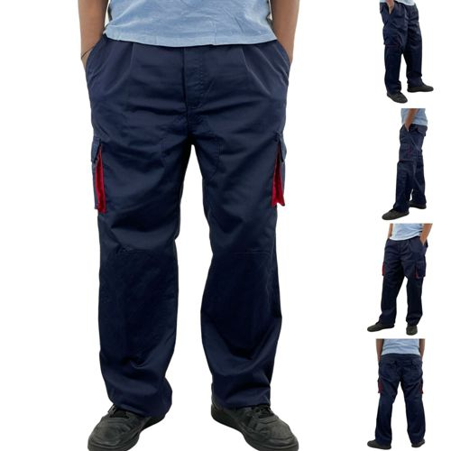 Clearance Mens Multi Pocket Cargo Trousers