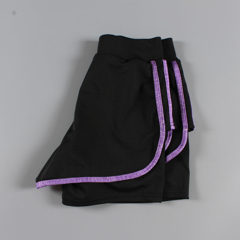 Plus size running fitness shorts