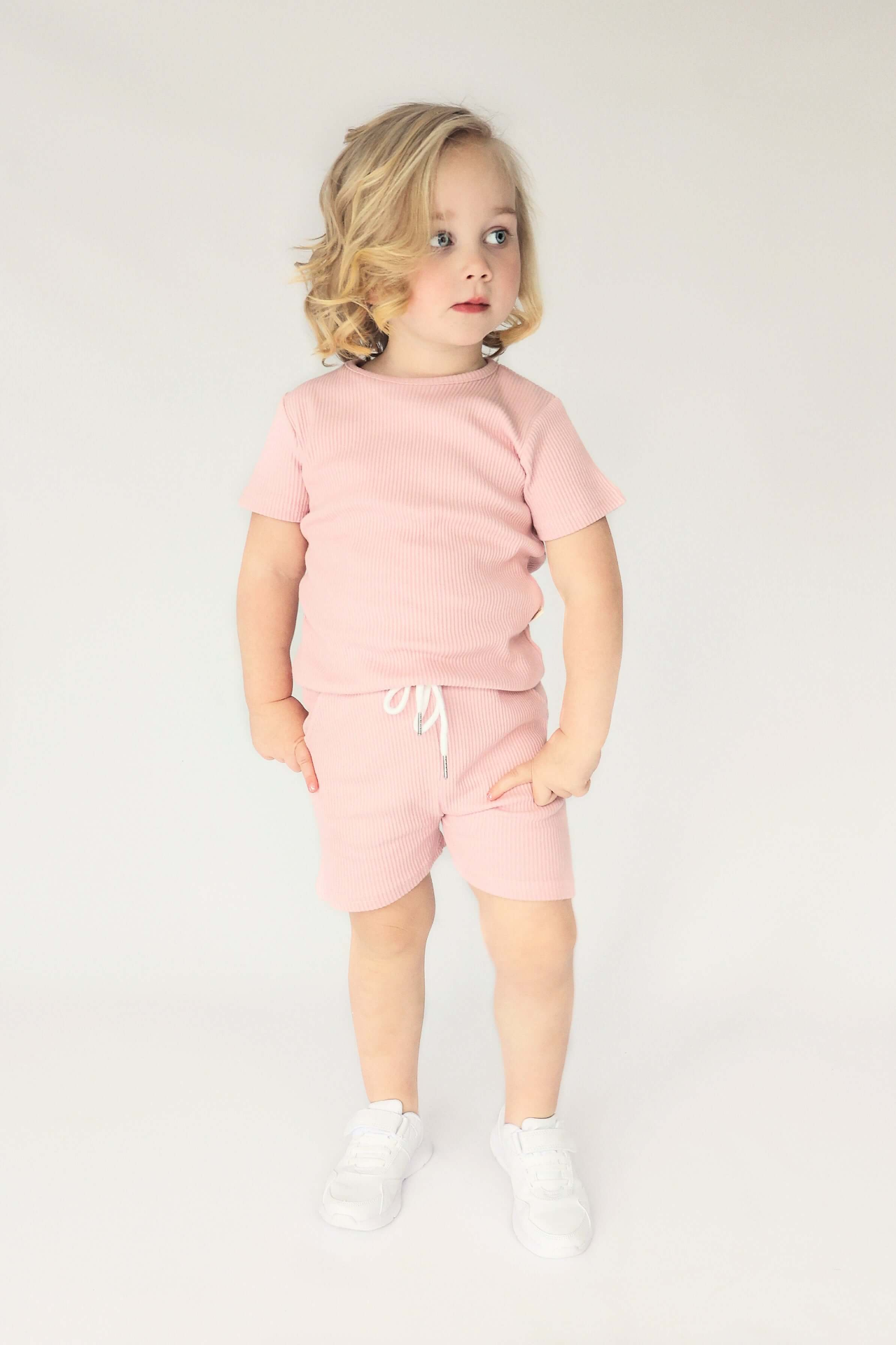 Cotton Candy Summer Ribbed Lounge Set Unisex Pyjama