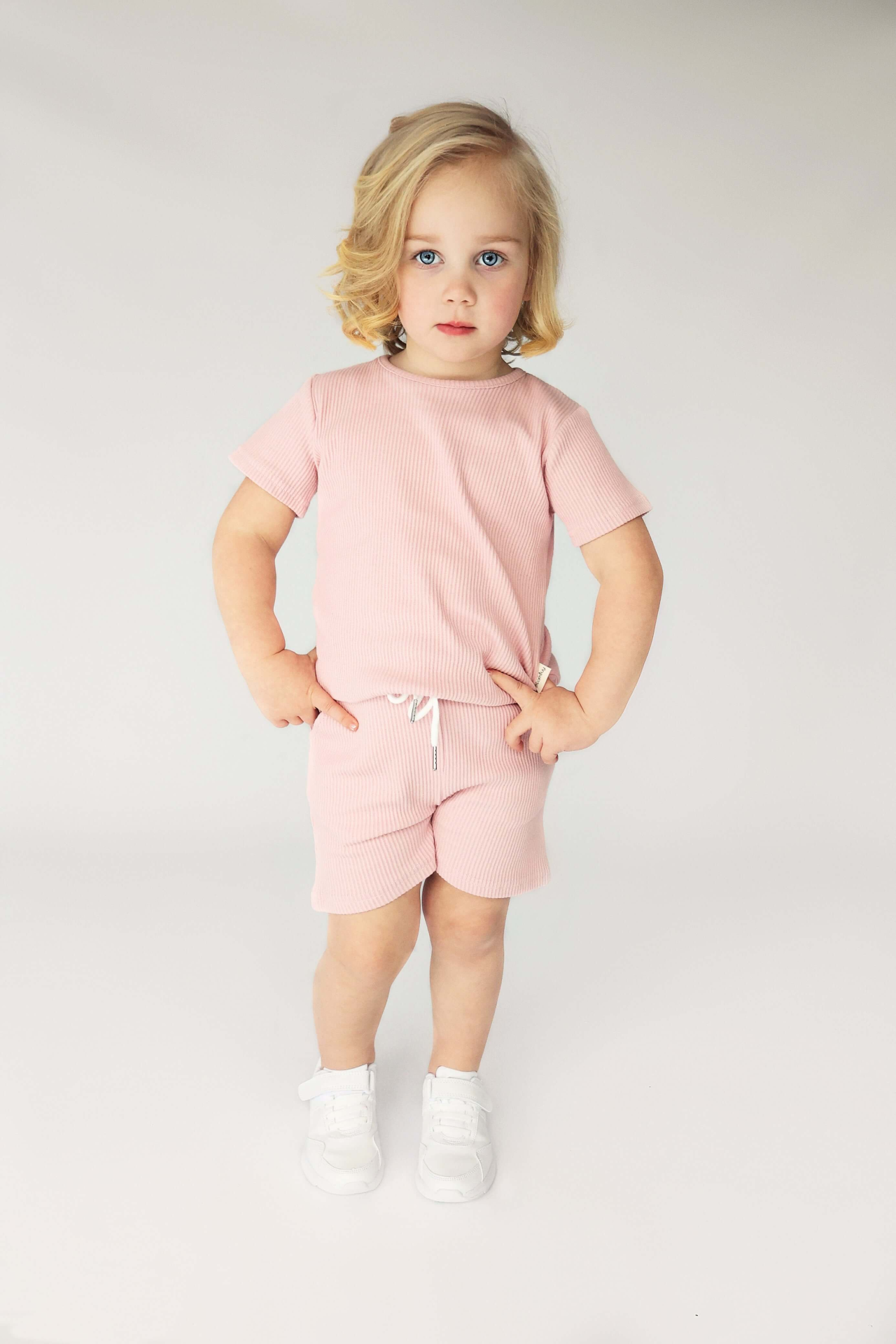 Cotton Candy Summer Ribbed Lounge Set Unisex Pyjama