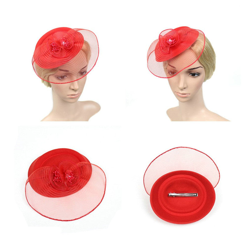 Stewardess Little Topper Prom Banquet Bride Bridesmaid Headwear